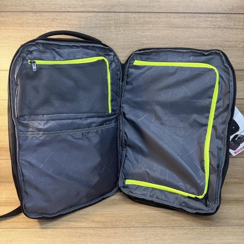 Swissdigital Design Business Travel Backpack Carry On Suitcase 2-in-1 NWT